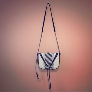 She+lo Make Your Mark Woven Crossbody Handbag